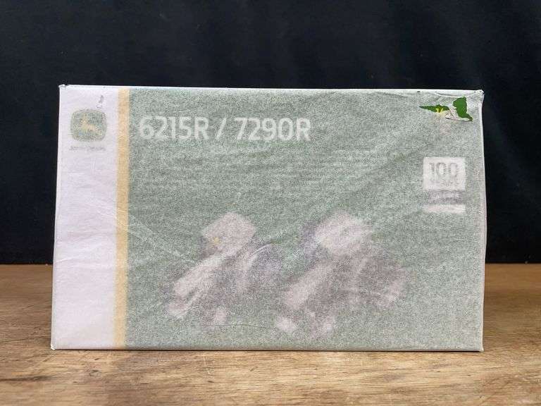 1/64 John Deere 6215R + 7290R 100 Year Silver Set NIB Ertl image