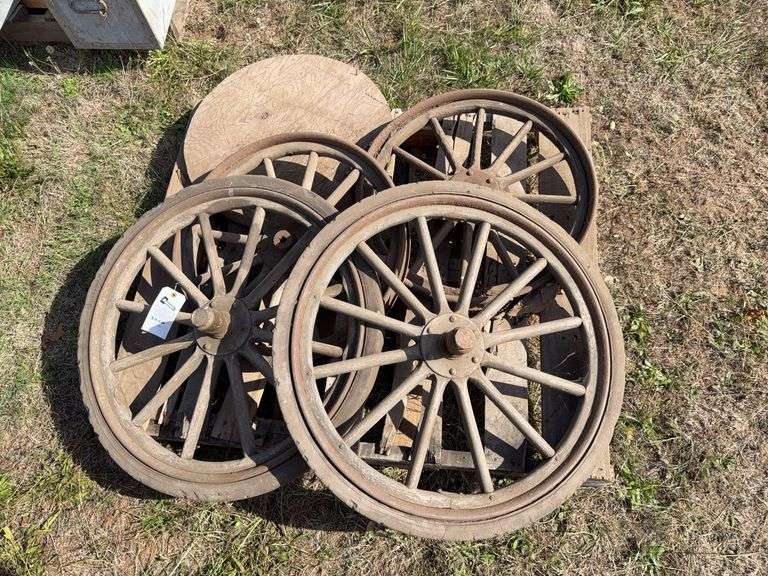 (4) Ford Wooden Wheels image