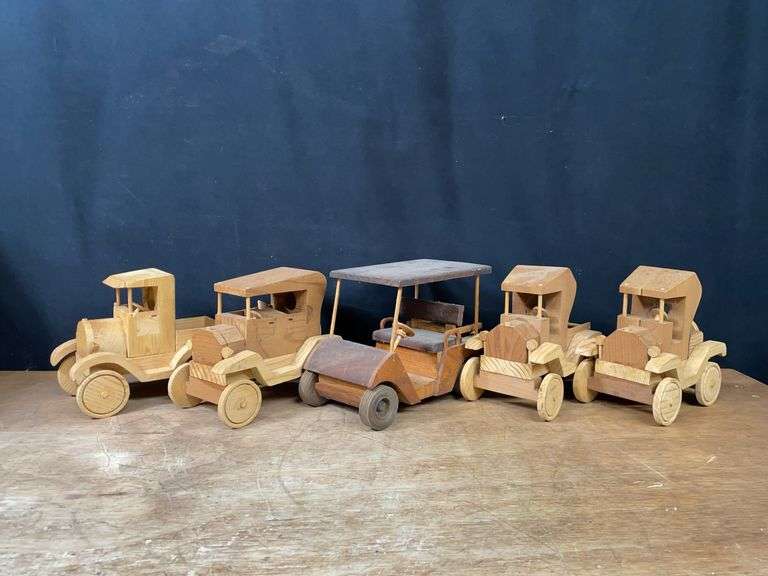 (5) Wood Cars + Trucks image