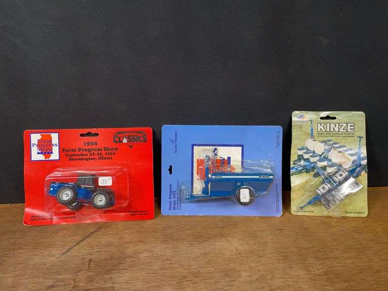 (3) 1/64 Ford + Kinze NIB image