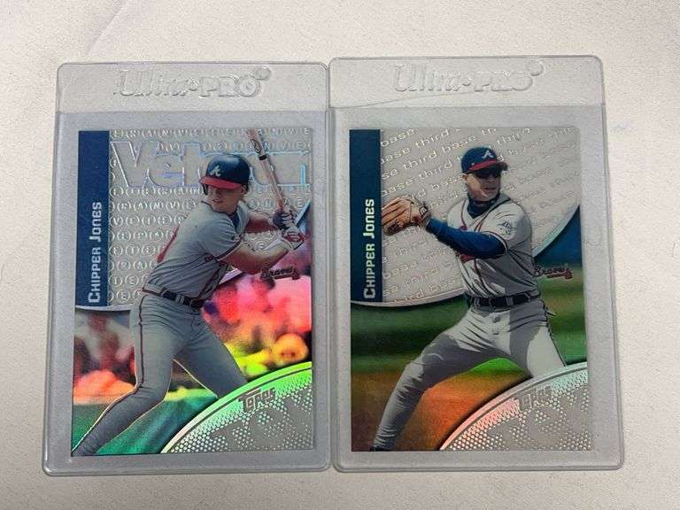 (2) 2000 Topps Tek #2-10 & 2-14 Chipper Jones image