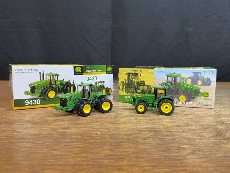 (2) 1/64 John Deere 9430 + 8530 Farm Show NIB Ertl image