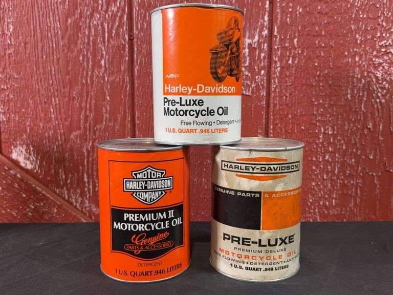 (3) Harley-Davidson Oil Cans image