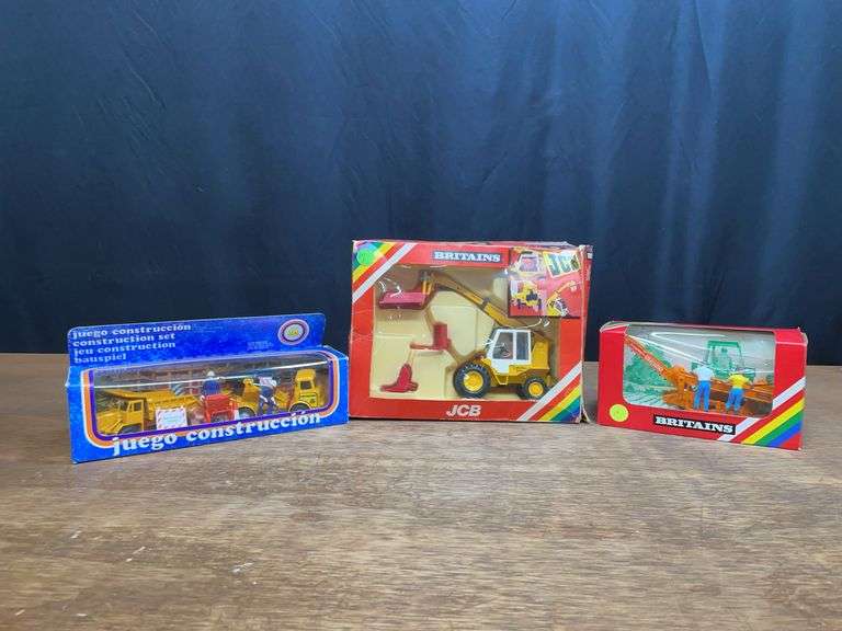 (3) 1/32 + 1/50 Construction Britains + Joal image