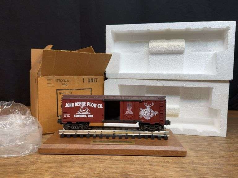 John Deere Plow Co. Railcar 1992 Columbus NIB image