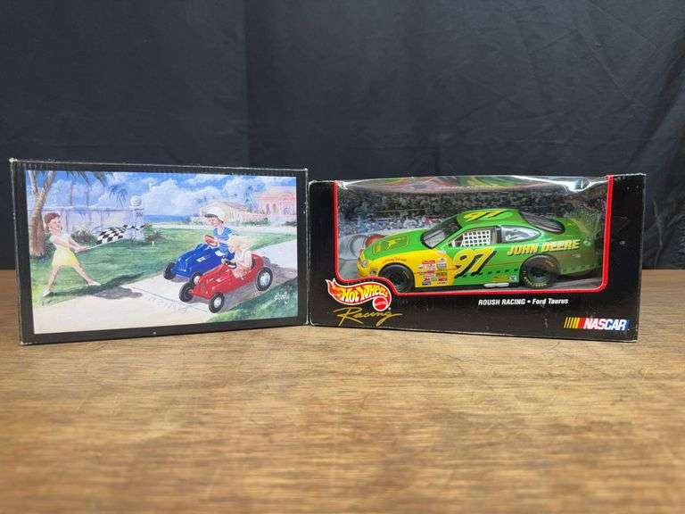 (2) John Deere NASCAR + Pedal Car Model image