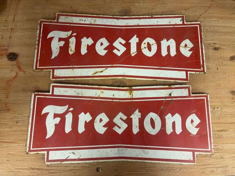 (2) Firestone Signs image