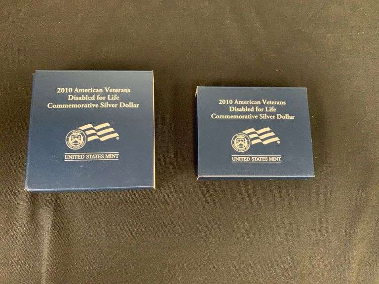US Mint Silver Dollar 2010 American Vets Disabled for Life image