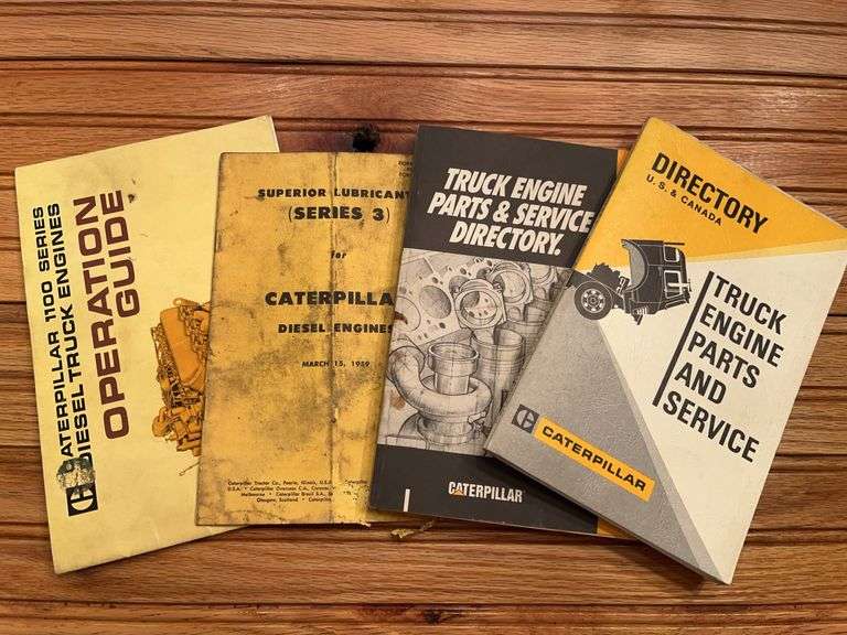 (4) Caterpillar Manuals image