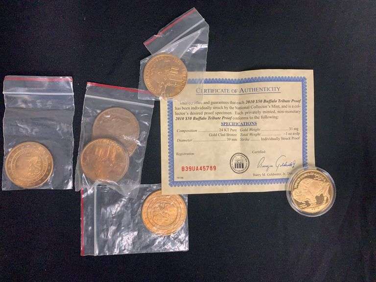 Illinois Sequicentennial Token and Tribute Buffale Tokens image