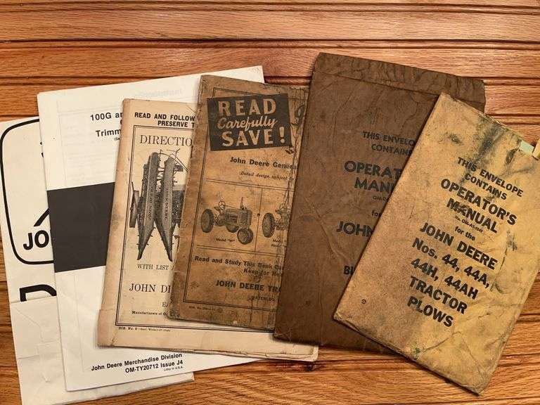 (5) John Deere Manuals image