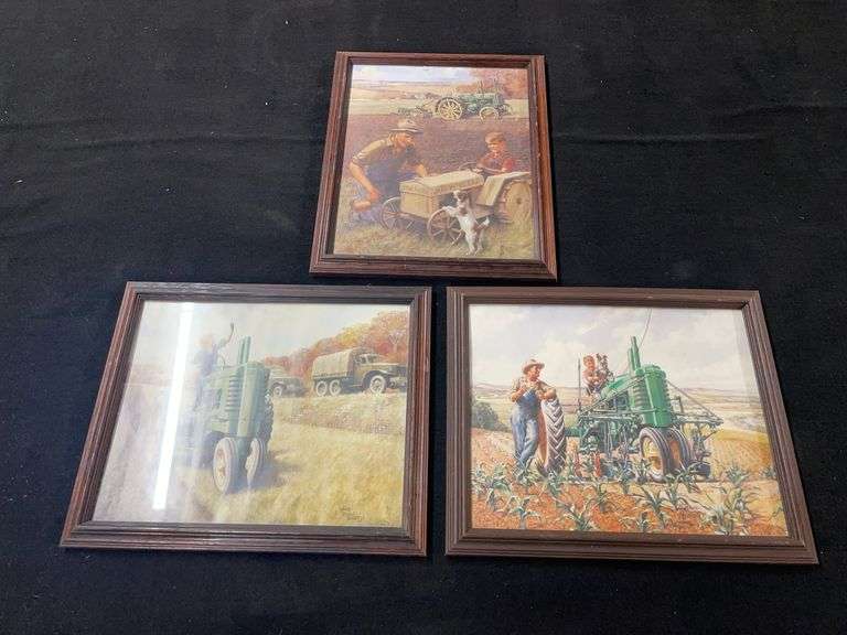 (3) John Deere Prints image