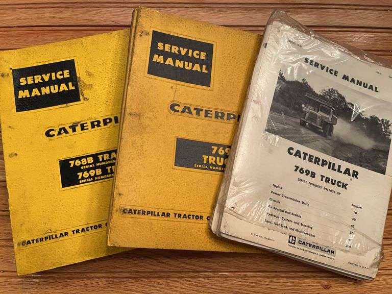 (3) Caterpillar Truck Manuals image
