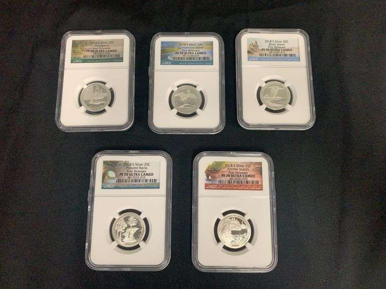 America The Beautiful quarters Proof 70 Ultra Cameo 2018-S image