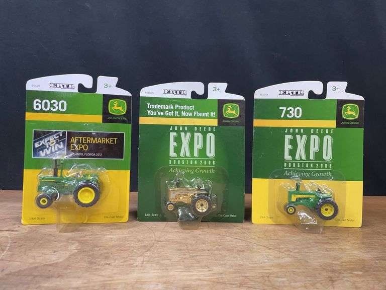 (3) 1/64 John Deere NIB Ertl image