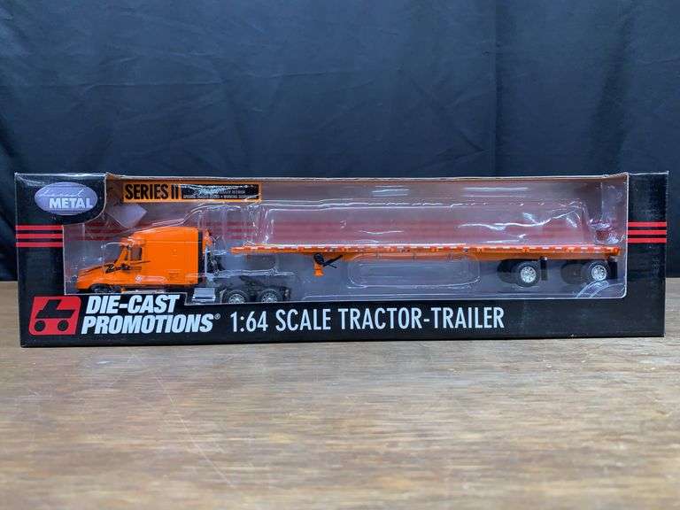 1/64 Schneider Flatbed Semi NIB DCP image