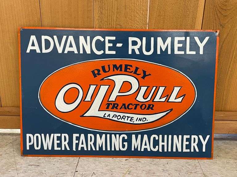 Reproduction Advance Rumely Single Sided Sign image