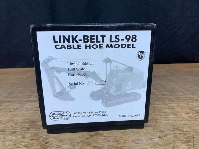 1/48 Link-Belt LS-98 Cable Hoe NIB CCM image