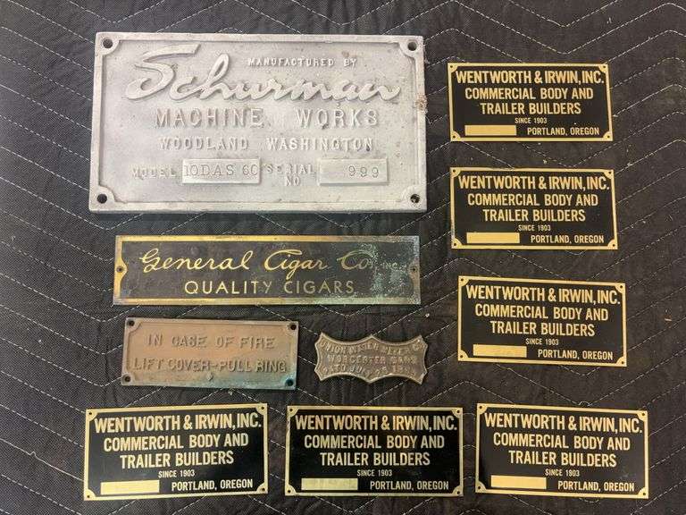 (10) Company Name Plates image