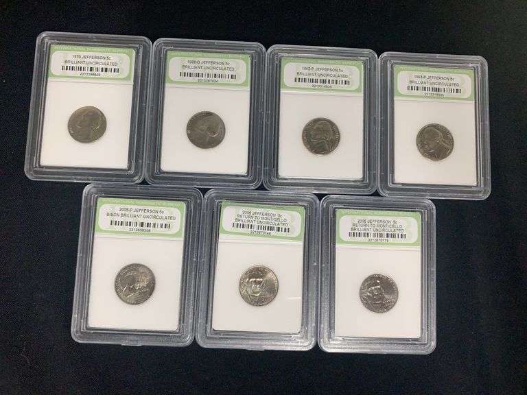 Jefferson Nickels INB Brilliant Uncirculated image