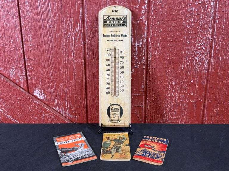 (4) Armour's Thermometer + Fertilizer Booklets image