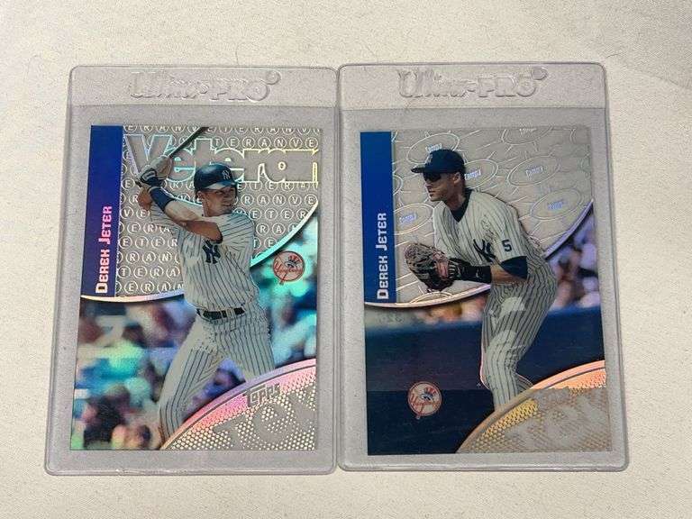 (2) 2000 Topps Tek #32-7 & 32-14 Derek Jeter image