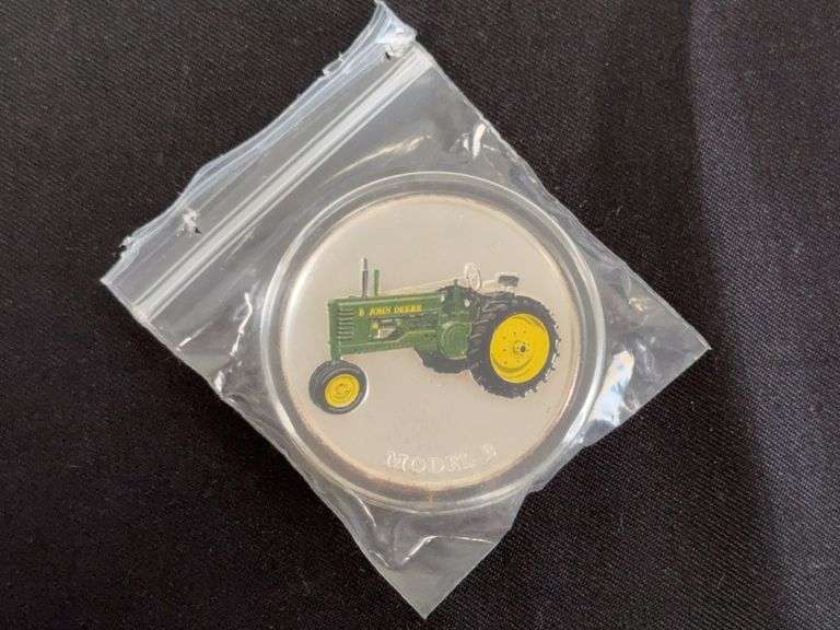 John Deere Model B .999 Fine Silver Coin image