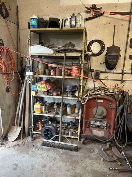 Lincoln Arc Welder and Welding Supplies image
