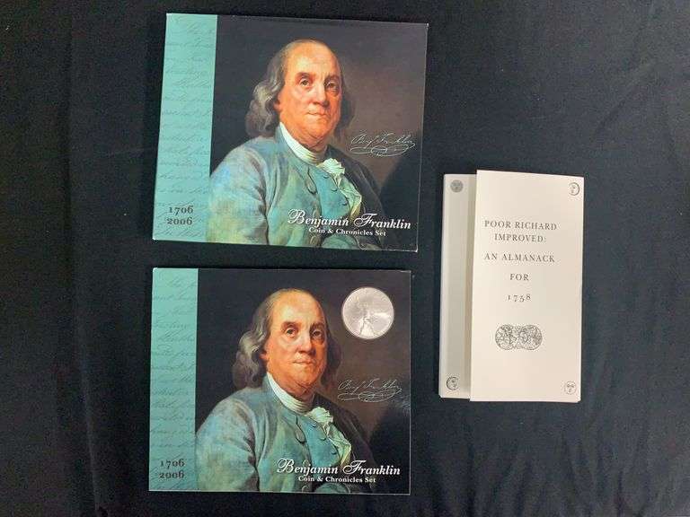 US Mint 1706-2006 Benjamin Franklin Coin & Chronicle Set image