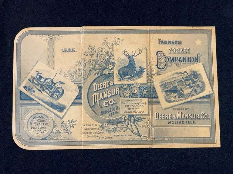 1885 Deere & Mansur Farmers Pocket Companion image
