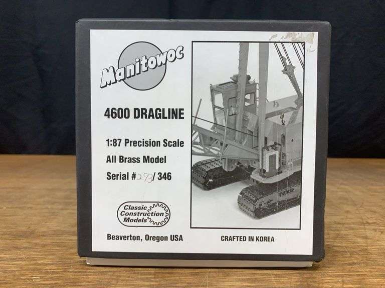 1/87 Manitowoc 4600 Drag Line NIB CCM image