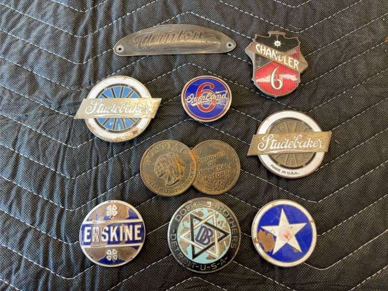 (9) Automobile Radiator Badges image