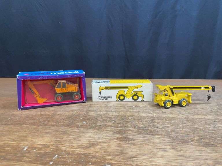 (2) 1/50 P&H Crane + Atlas Excavator NIB Gescha image