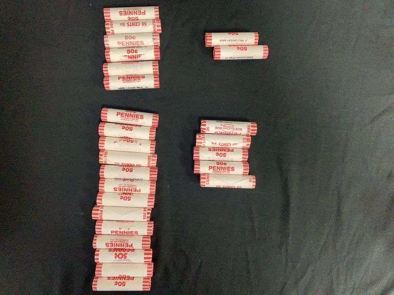 Lincoln Cent Rolls 50 cent Rolls 2009 Mint State Lincoln Presidency image