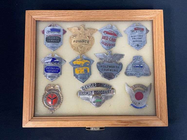 Collection of Historical Driver Badges image