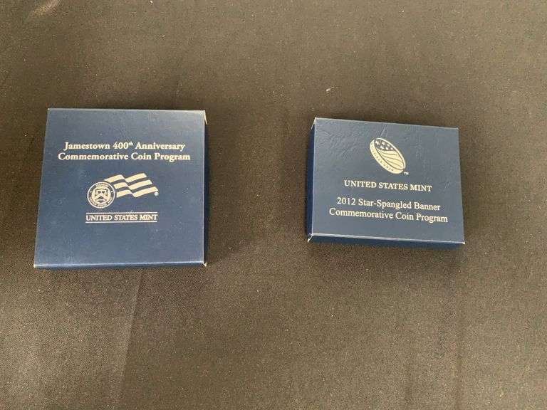 US Mint Coins 2012 Star Spangled Banner & Jamestown 400th Anniversary image