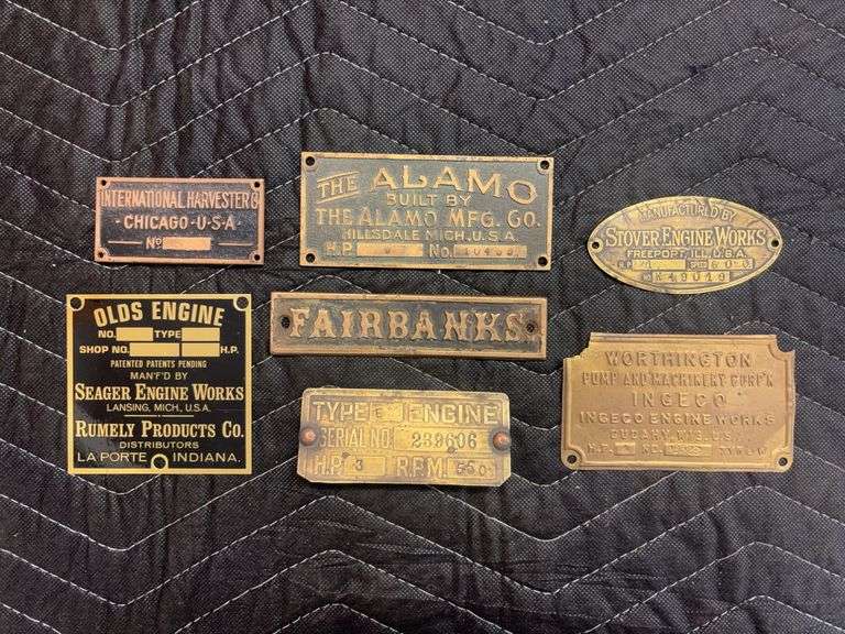 (7) Engine Manufacturer Tags image