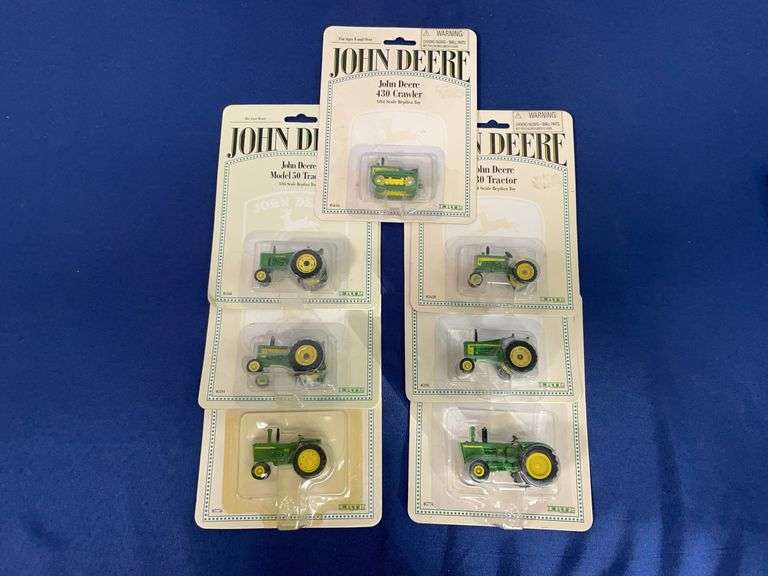 (7) 1/64 John Deere Tractors NIB Ertl image