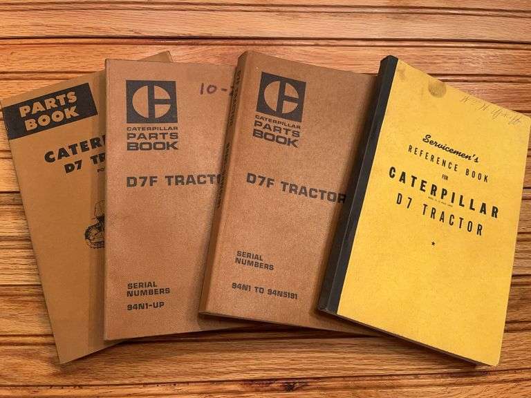 (4) Caterpillar D7 Crawler Manuals image