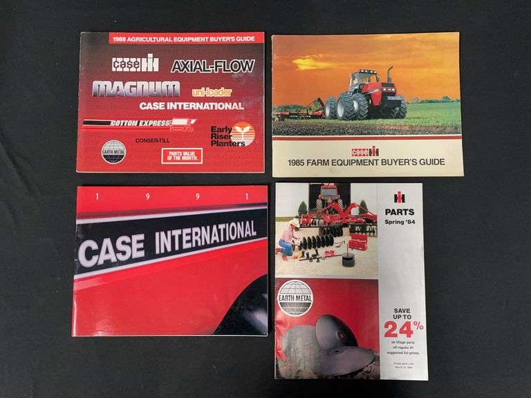 (4) Case-IH Buyers Guides + Parts Catalog image