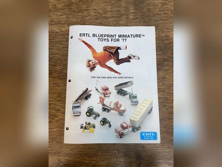 1977 Ertl Blueprint Miniatures Toy Catalog image