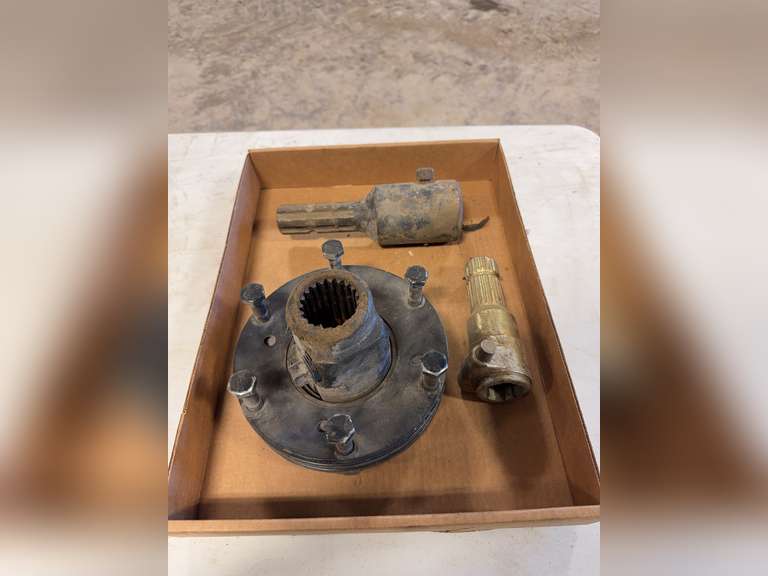 John Deere Batwing Clutch Parts and (2) PTO Adaptors image