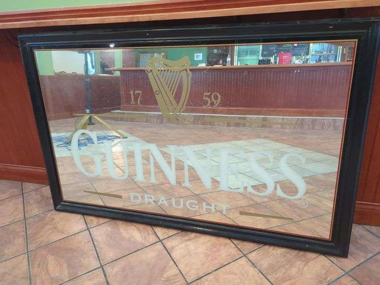 66" W x 42" T.... Guinness Mirror Large image