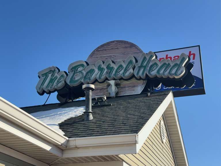 Barrel Head Neon Sign - 1 Side - West image