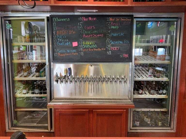 Large Walk In Panel Cooler with Keg System Built In image