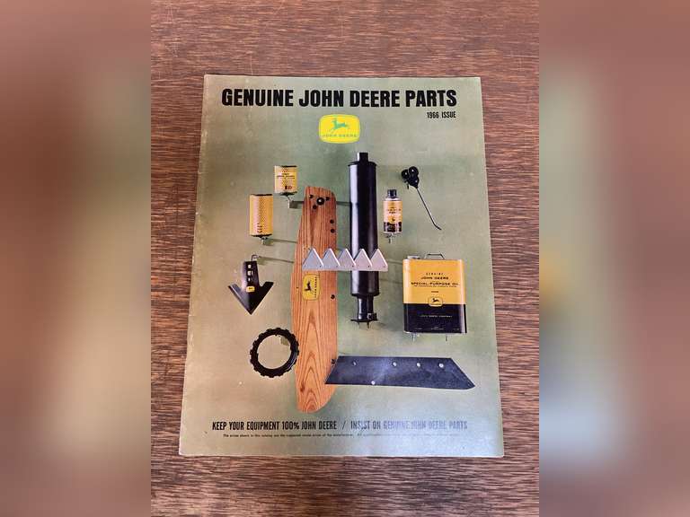 1966 John Deere Genuine Pats Catalog image