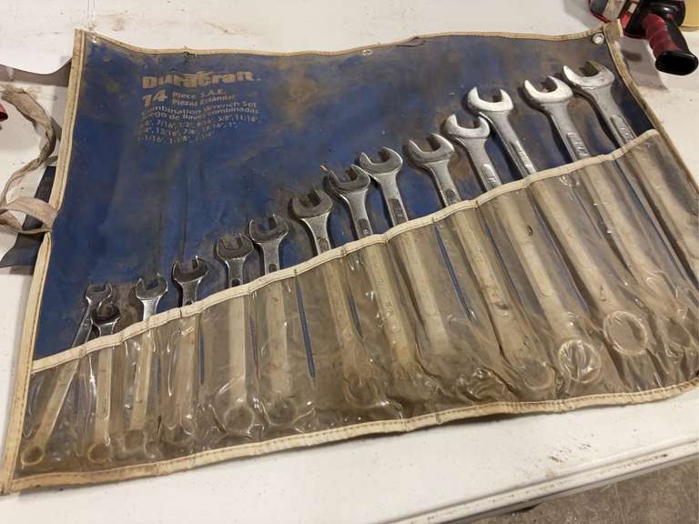 3/8" - 1-1/4 Duracraft wrench set. In Roll image