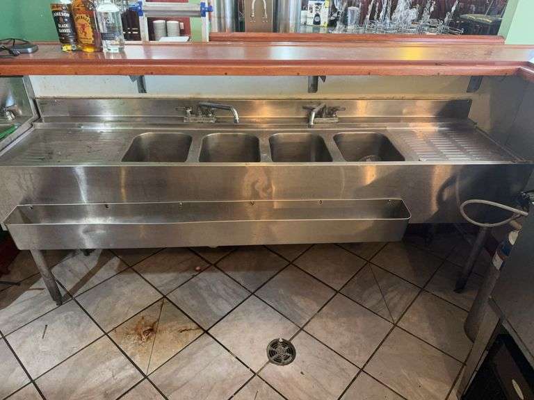 84” Wide Stainless Steel Sink image