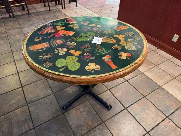 42” W x 30” T Table - Custom Dublin Pub image