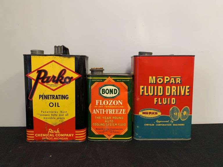 (3) Oil + Anti-Freeze Cans image